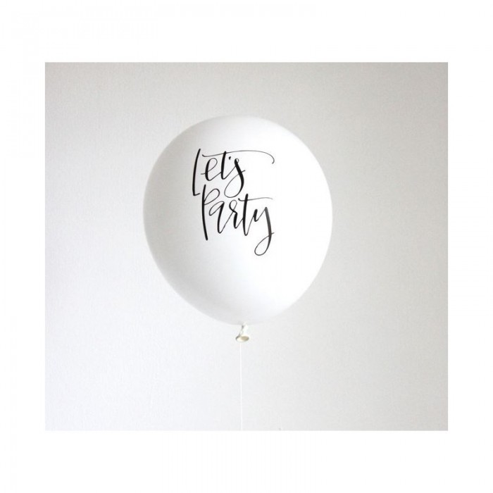 ballon-blanc-inscription-let-s-party